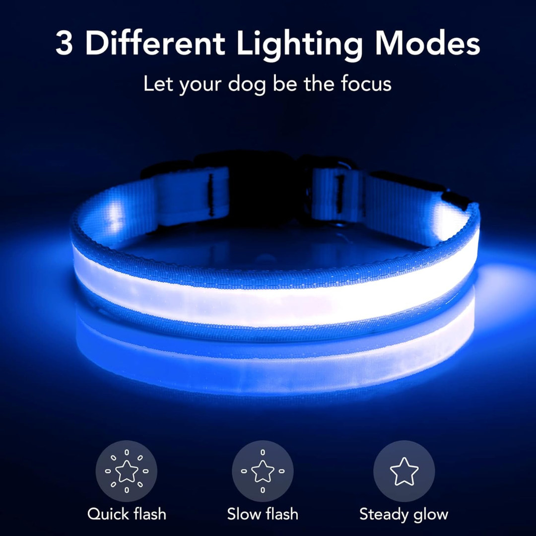 LED Rechargeable Dog Collar